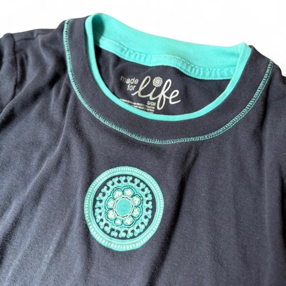 Y2k Sporty BabyTee Navy Embroidered Long Sleeve Baseball Tee Soft Grunge - Picture 3 of 4